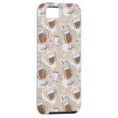 Koffie, zoet patroon Case-Mate iPhone case (Back/Rechts)