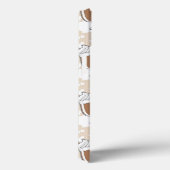 Koffie, zoet patroon Case-Mate iPhone case (Achterkant / Rechts)