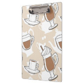 Koffie, zoet patroon klembord (Links)