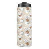 Koffie, zoet patroon thermosbeker (Voorkant)