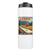 Koffie zorgt ervoor dat dit gebeurt thermosbeker (Voorkant)