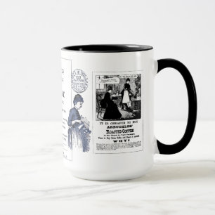 " koffieadvertenties 1800's+London Coffee tokens 1 Mok