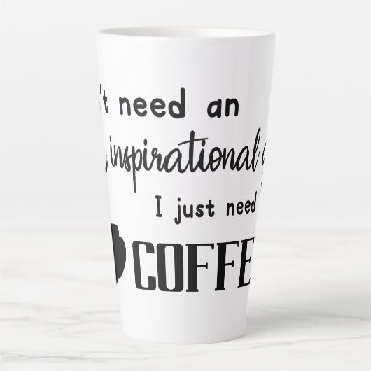 Koffieadviseurs, grappige koffie, Coffee Sarcasm Q Latte Mok (Voorkant)