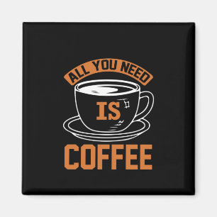 Koffieart alles wat je nodig hebt is koffie magneet