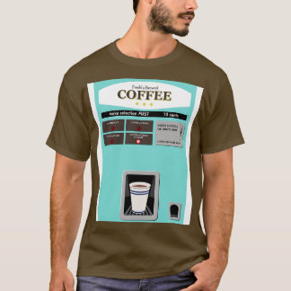  koffieautomaat t-shirt