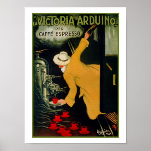 koffieautomaat uit de jaren twintig poster