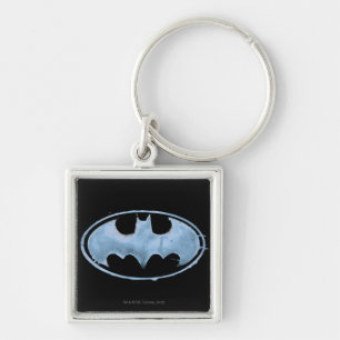 Koffiebalsymbool - blauw sleutelhanger