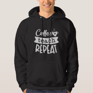 Koffieband herhalen hoodie