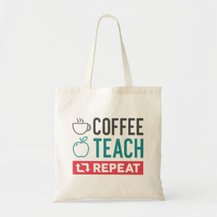 Koffieband herhalen tote bag