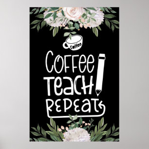 Koffieband poster herhalen