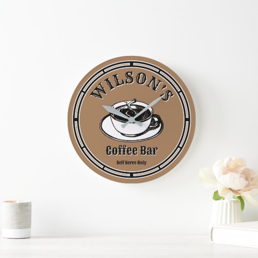 koffiebar Sjabloon Grote Klok (Huis)
