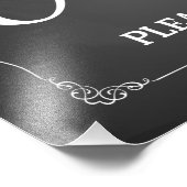 koffiebar troutekaart foto afdruk (Hoek)