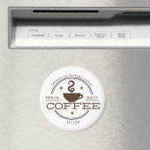 Koffiebedrijf logo magneet (Insitu (Vaatwasser))