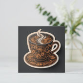 Koffiebeker (Staand voorkant)
