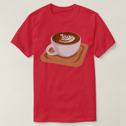 Koffiebeker 1 t-shirt (Design voorkant)