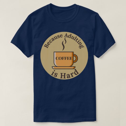 Koffiebeker 2 t-shirt (Design voorkant)