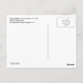 Koffiebeker Briefkaart (Achterkant)