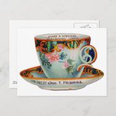  koffiebeker briefkaart (Voorkant / Achterkant)