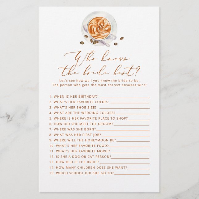 Koffiebeker die de beste game op de rand kent (Voorkant)