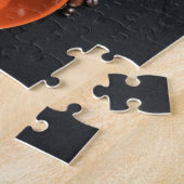 Koffiebeker en gemorste bonen legpuzzel (Zijkant)