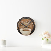 Koffiebeker- en koffiebeker ronde klok (Huis)