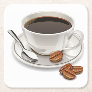 Koffiebeker en saucer Onderzetter set
