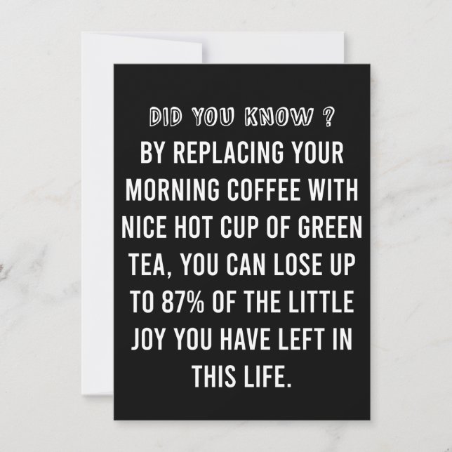 Koffiebeker - Funny Coffee Quote (Voorkant)