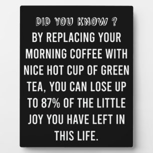 Koffiebeker - Funny Coffee Quote Fotoplaat