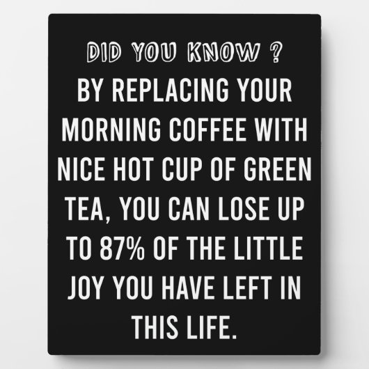 Koffiebeker - Funny Coffee Quote Fotoplaat (Voorkant)