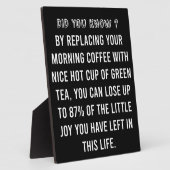 Koffiebeker - Funny Coffee Quote Fotoplaat (Zijkant)