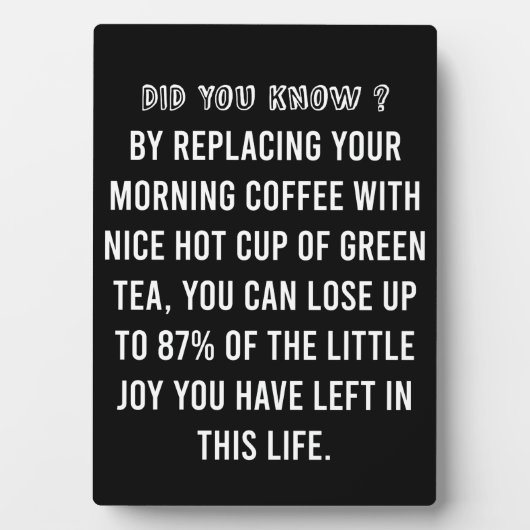 Koffiebeker - Funny Coffee Quote Fotoplaat (voorkant)