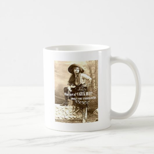  Koffiebeker: "I KICK BUTT" Koffiebeker Koffiemok (Rechts)