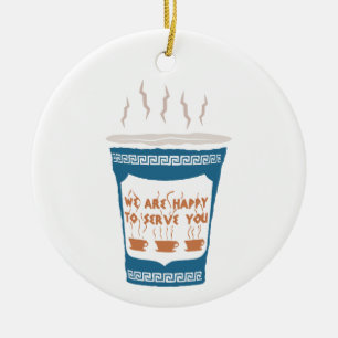 Koffiebeker Keramisch Ornament