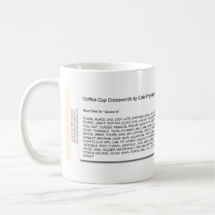 Koffiebeker kruiswoorden - Schepen #1 Koffiemok
