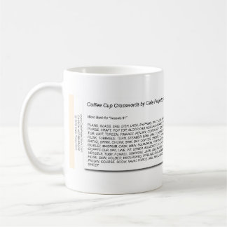 Koffiebeker kruiswoorden - Schepen #1 Koffiemok