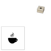Koffiebeker Loyalty Stamp Rubberstempel (Gestempeld)