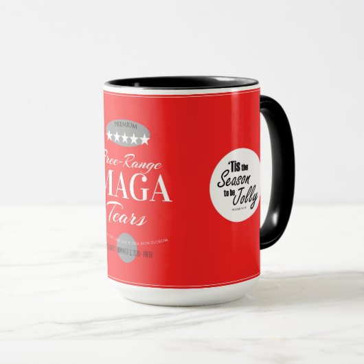 Koffiebeker MAGA-tranen (gratis bereikpremie) Mok (Voorkant rechts)