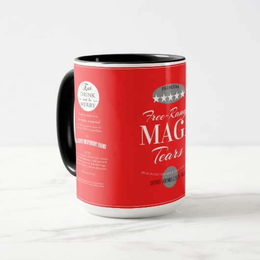 Koffiebeker MAGA-tranen (gratis bereikpremie) Mok (Voorkant links)
