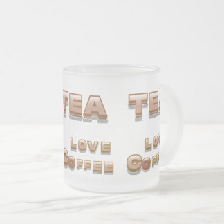 Koffiebeker met liefdesboodschap | Aanpasbare koff Matglas Koffiemok