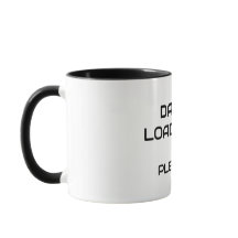 Koffiebeker met minimale tekst 'Dad Fuel Loading' 