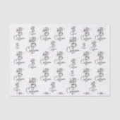 Koffiebeker met Vlaamse steam Tissuepapier (Voorkant)