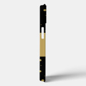 Koffiebeker met zwarte en goudflessen Moderne Conf Case-Mate iPhone Case (Achterkant / Rechts)