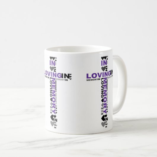 Koffiebeker Mok in het liefhebben van herinnerings (Voorkant rechts)