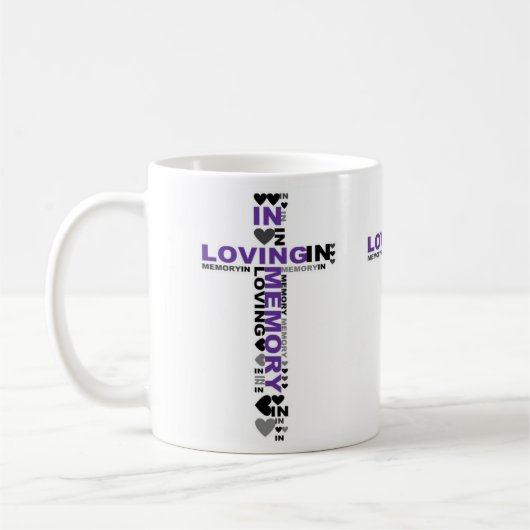 Koffiebeker Mok in het liefhebben van herinnerings (Links)