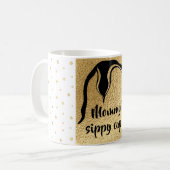 Koffiebeker mok "Klassieke goudmakreel" Sippy Cup (Voorkant links)