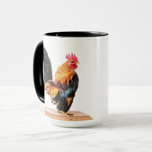 Koffiebeker Mok Koffiebeker herenhuis met Chicken  (Voorkant links)