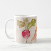 Koffiebeker Mok - Waterverf, radijs, biet (Links)