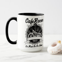 Koffiebeker motorfiets