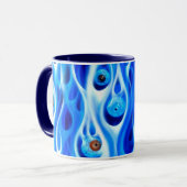 Koffiebeker - Ochtend Eyeballen Mok (Voorkant links)