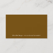 Koffiebeker of Visitekaartje van thee (Achterkant)